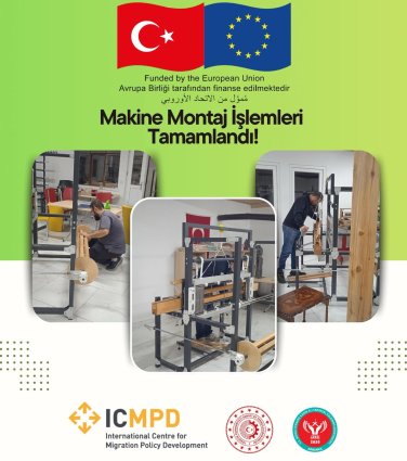 Makine Montaj İşlemleri Tamamlandı